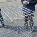 ตะกร้า Gabion ลวดเชื่อมสีเขียว / ขาว PVC